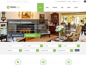 Property Theme WordPress Homeland is an attractive and purpose oriented Real Estate WordPress Theme.