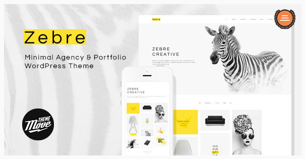 Zebre – Minimal, Agency & Porfolio WP Theme