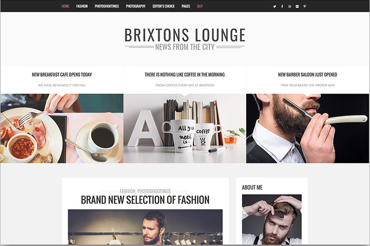 Brixton – WordPress Blog Theme