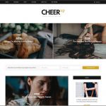 WordPress Blog Template CheerUp – Elegant Blog with Extreme Flexibility