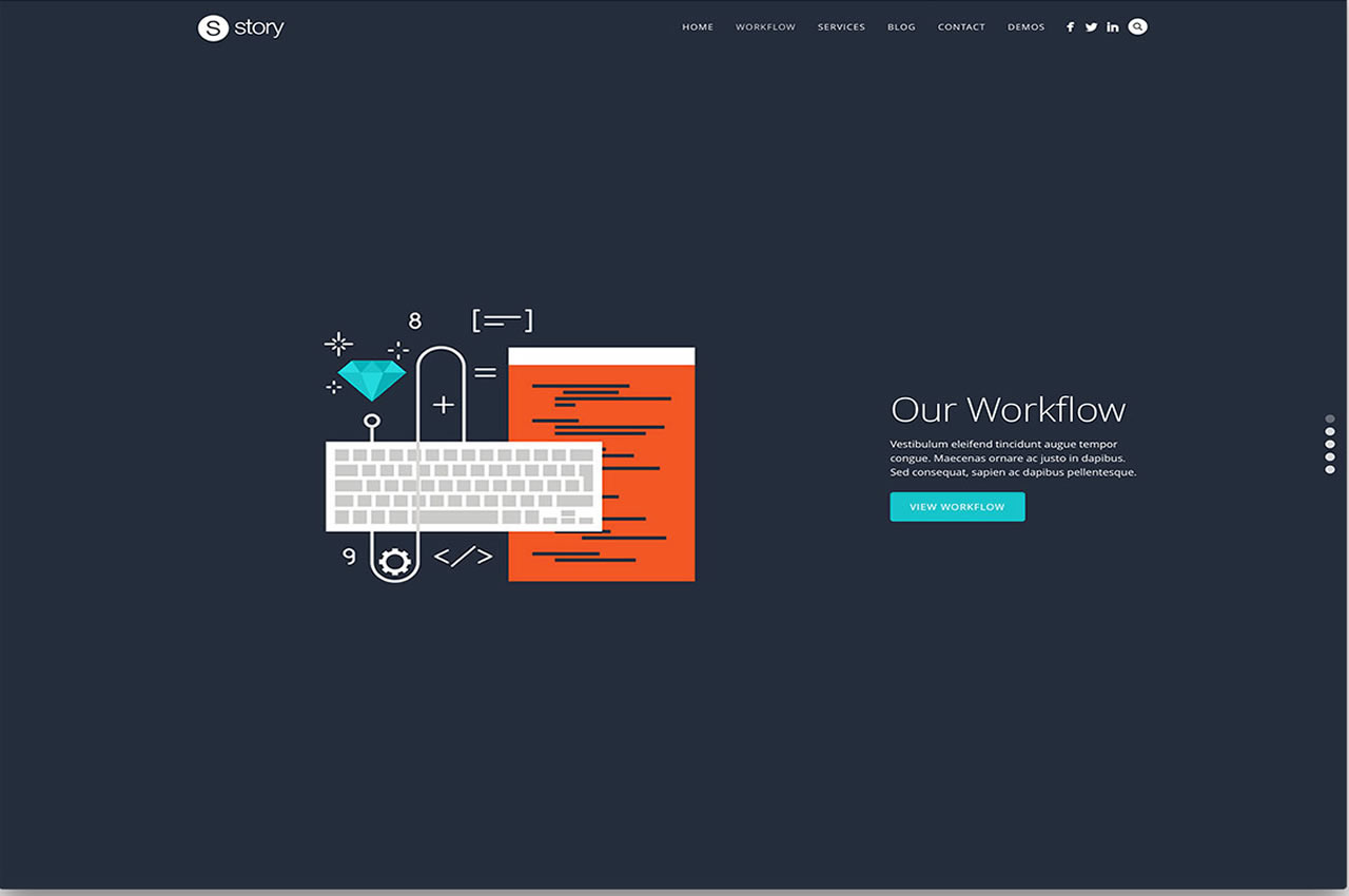 Story – Creative  Wordress Theme