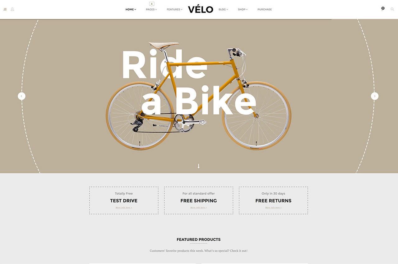Velo – Bike Store Responsive Business Theme